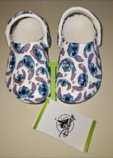 Disneyland Stitch Crocs Kids 7, New Original Disney 