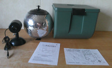 Light Flurries Motorized Disco Ball Chelsea Imports Silver Snow Snowflake