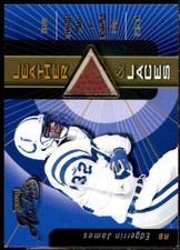 Edgerrin James Card 2000 Absolute Leather and Laces #EJ32 