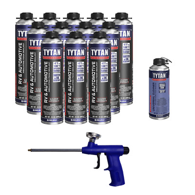TYTAN Professional RV & Automotive Foam (12 Can Kit)
