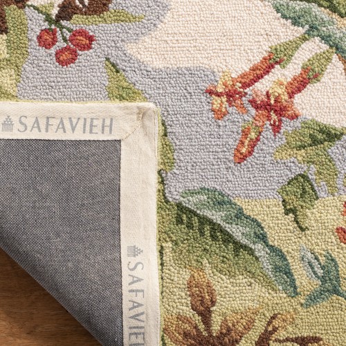 Safavieh Chelsea BEIGE / GREEN 2'-9" X 4'-9" Area Rug - HK295A-3 - Picture 3 of 3