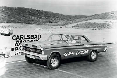 Dyno Don Nicholson Mercury Comet Cyclone Funny Car Poster 11''x17'' Photo