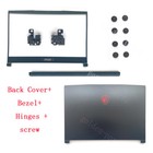 New Back Cover+ Bezel +Hinges For MSI GF63 8RC 8RD Thin 9SCX MS-16R1 MS-16R3  US