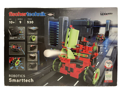 fischertechnik Robotics Smarttech 9 Modelle Omniwheels Fahrzeuge - NEU OVP