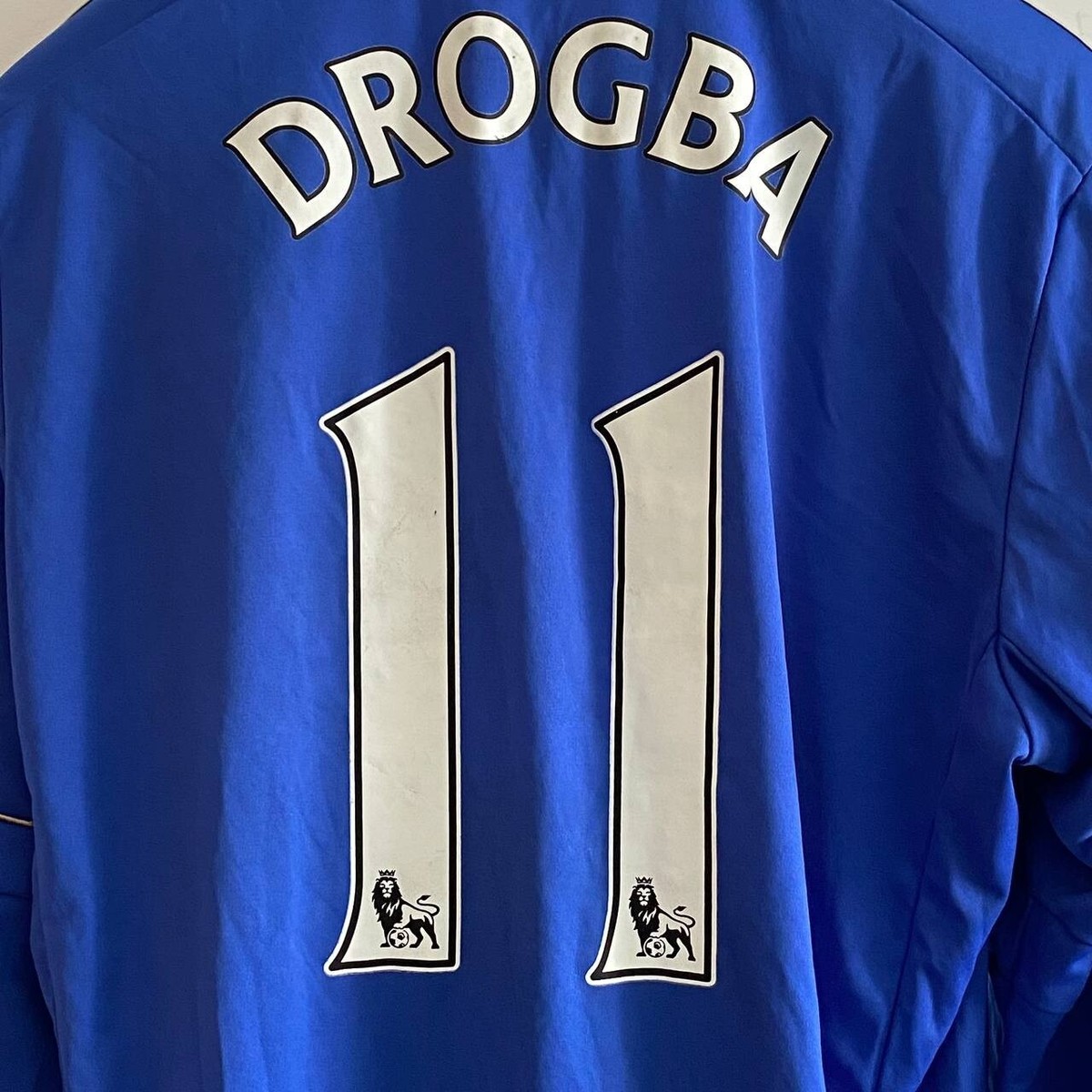 Chelsea FC ドログバ 11番 シャツ Chelsea 2012-2013 Home football Adidas long sleeve jersey
