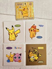 POKEMON Pikachu Sticker Lot