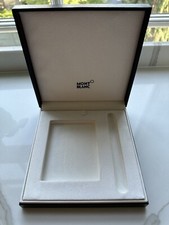 Montblanc Empty Pen Box Case and cardholder desk Box Black