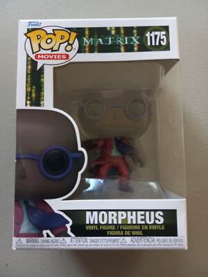 Funko POP! Movies: Exclusive Matrix Resurrections Morpheus Figure #1175 damaged