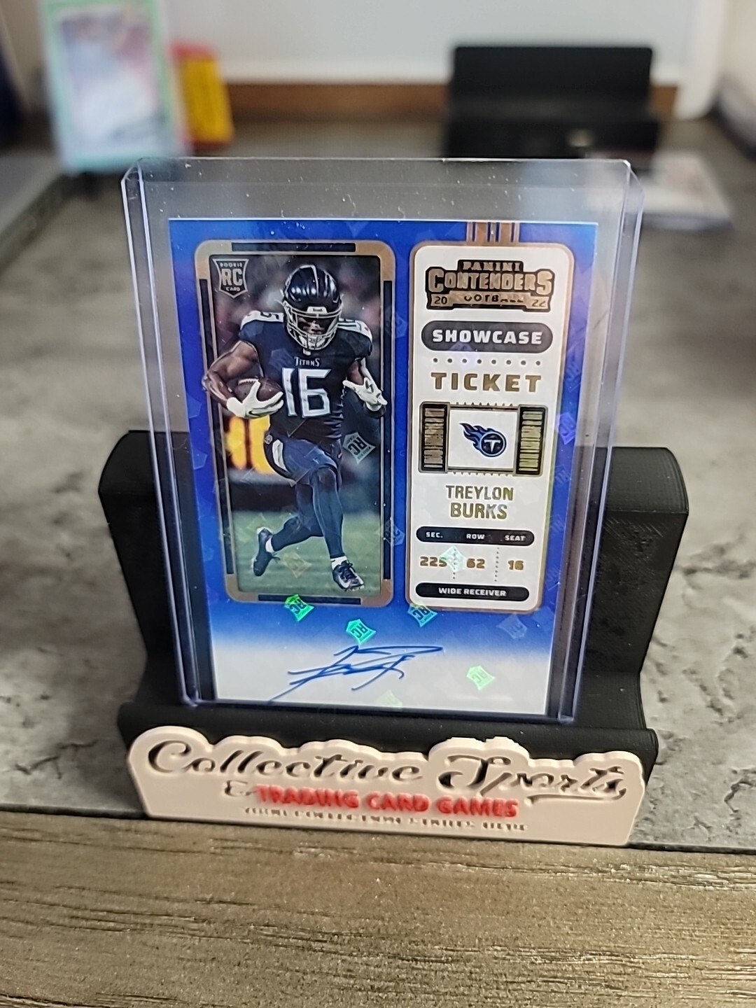 2022 Panini Contenders - Rookie Ticket RPS Showcase Ticket #137 Treylon Burks...