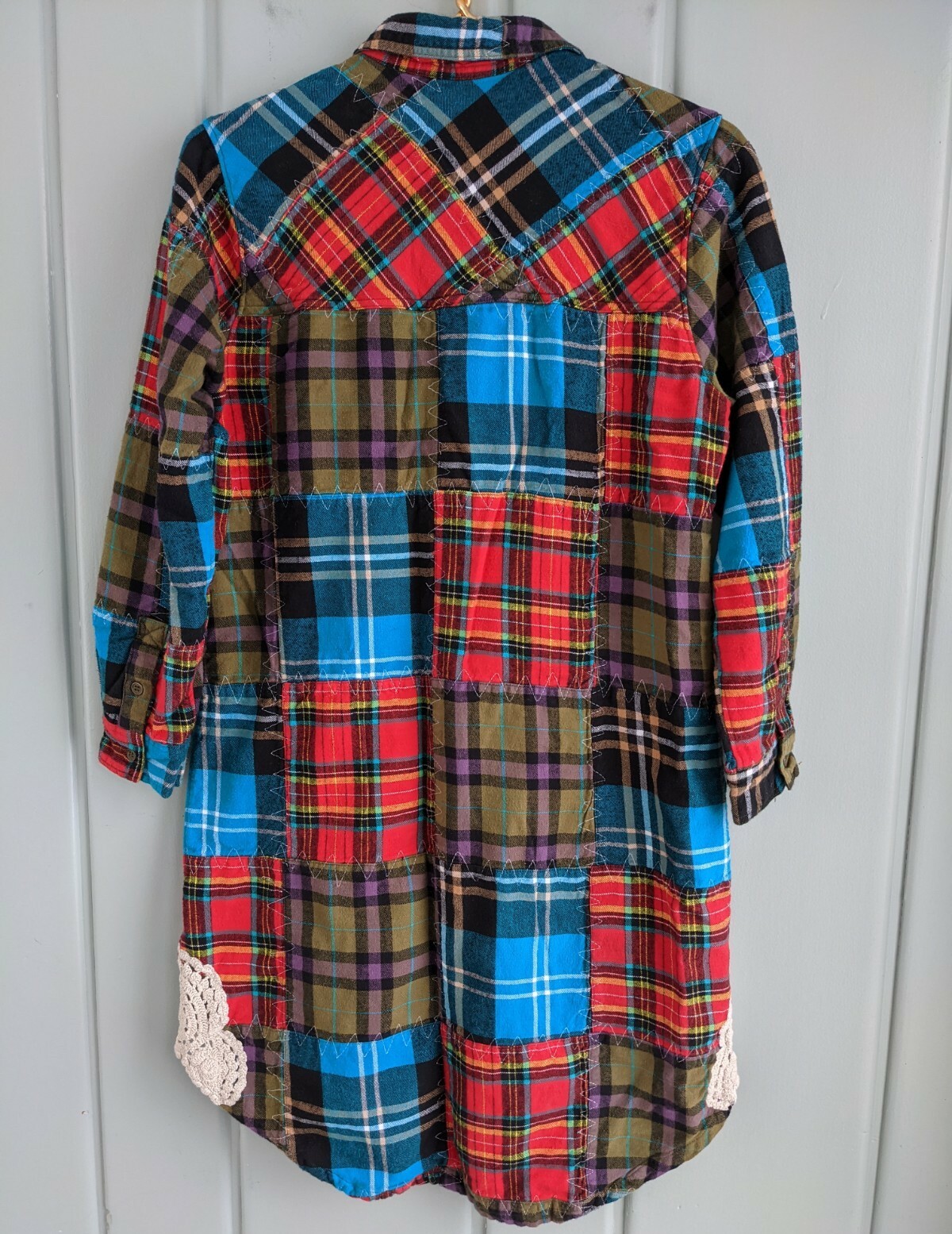 Soft Surroundings Highlands Patchwork Gown Womens… - image 7