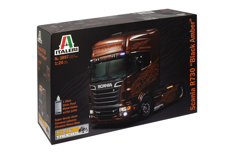 ITALERI スカニア R730 V8 'インペリアル' 1:24 Italeri 3883 1/24 Scale Show Truck Model Kit Scania R730 V8