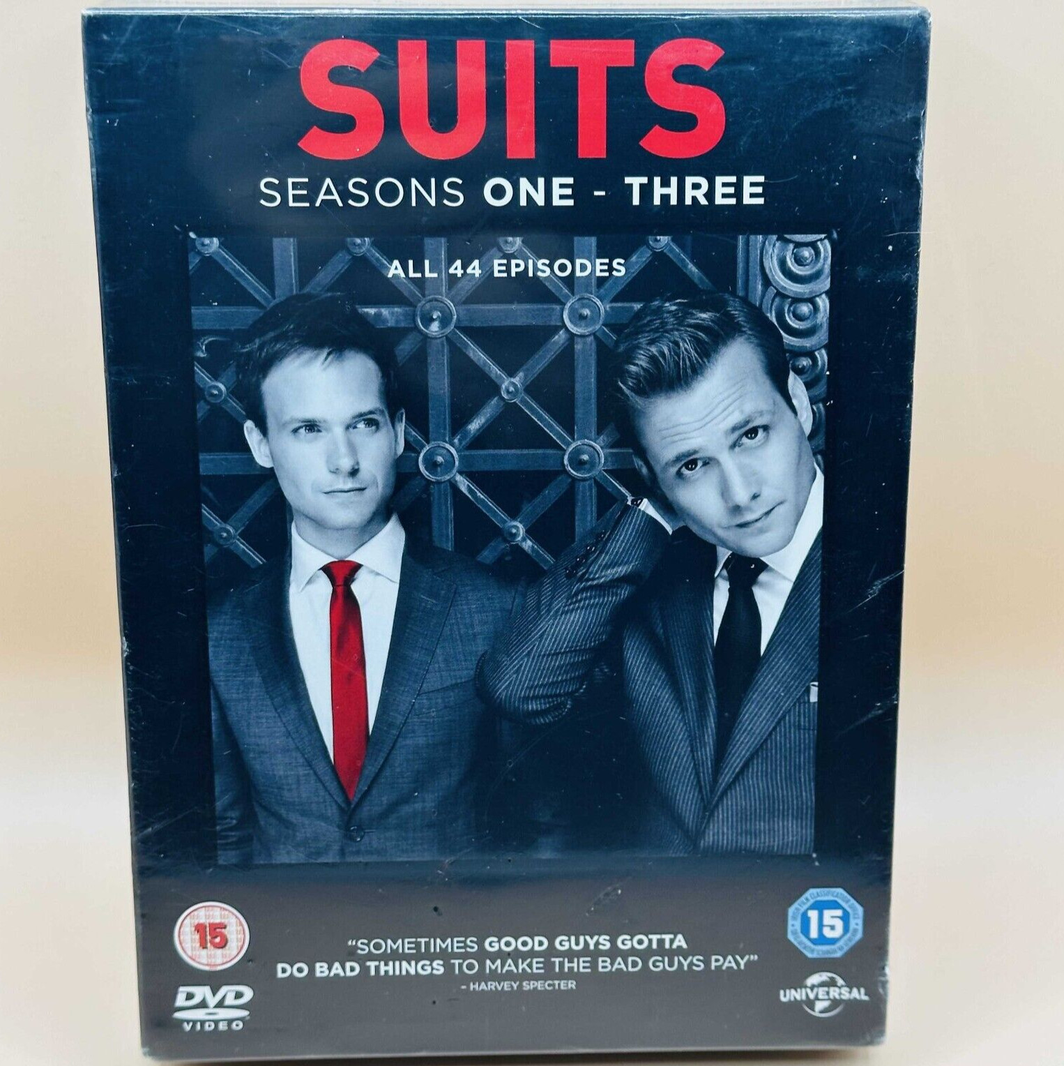 Suits Season 1-3 DVD (New and Sealed)