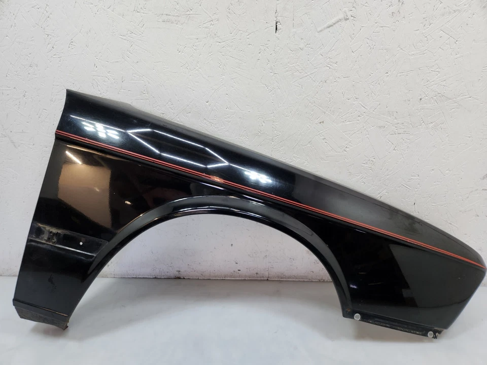 ✅ 82-88 OEM BMW E28 528 535 M5 panel guardabarros delantero derecho pasajero negro 086 * Foto 4 de 4