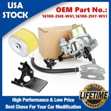 Carburetor Carb w/Air filter For Honda GX160 5/5.5HP GX200 6.5 HP 16100-ZH8-W61