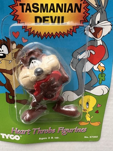 1994 Tyco Looney Tunes Tasmanian Devil Heart Throbs Collectible Figurine - Picture 2 of 6