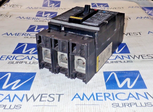 Square D JDM36200 200 amp 600v 3 Pole PowerPact Circuit Breaker Tested (chip) - Picture 7 of 7
