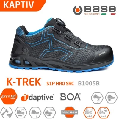 BASE KAPTIV SCARPE DA LAVORO ANTINFORTUNISTICA K-TREK S1P HRO SRC BOA B1005B