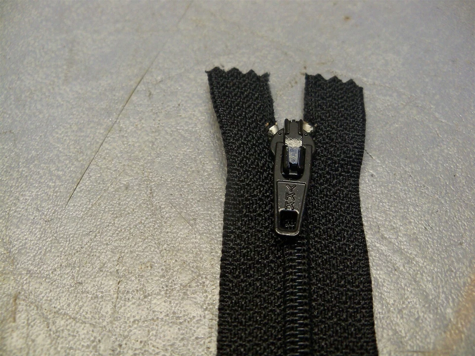 5" Zipper Black Closed end Nylon coil YKK ykk25 Lot of 50 - Image 3 of 4