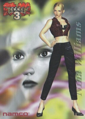 Nina Williams TEKKEN 3 1998 Epoch Namco Official Collection Cards