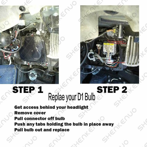 For Cadillac DTS 2006-2011 2X D1S Front HID Xenon Headlight Bulbs High/Low Beam - Picture 13 of 13