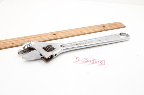Proto 708-S 8" Long Chrome Adjustable Wrench USA