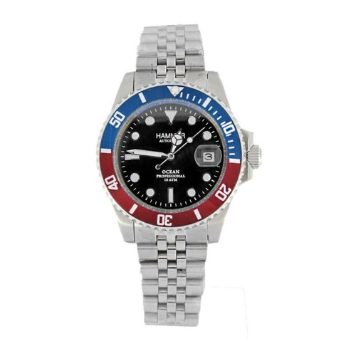 Watch Men Only Time Hammer Ocean hd03-06 Steel Strap bezel bicolor | eBay