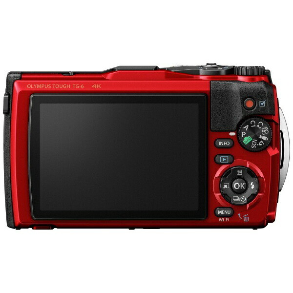 ●OLYMPUS Tough TG-6 OLYMPUS Tough TG-6 Red Waterproof Zoom Lens 12MP GPS Wi-Fi Digital
