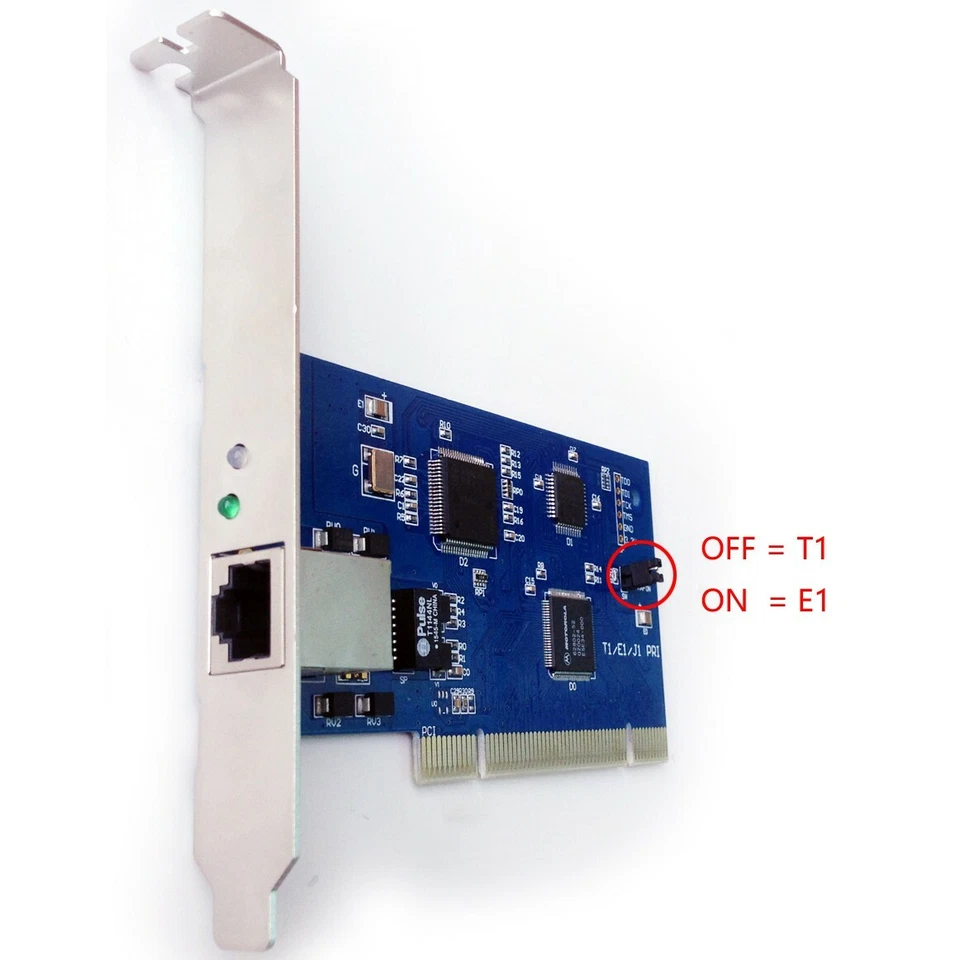 Asterisk DAHD Karte TE110P T1 / E1 Karte ISDN PRI Card FreePBX Asterisk Free PBX - Bild 3 von 4