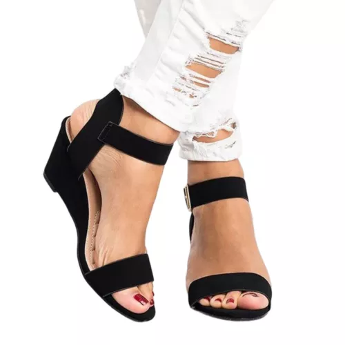 Women's Summer Anti-Slip Casual Shoes Women Sandal Beach Wedge Sandals Walking - Picture 21 of 47