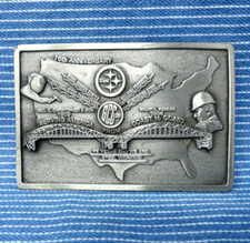 GCC Son Belt Buckle LE 75 Years and Steel Working Vtg 80s BBB Ranch .CVB654