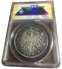 elf Germany Saxony Kingdom 5 Mark 1902 E Death of King Albert ANACS MS60 Details — photo 2