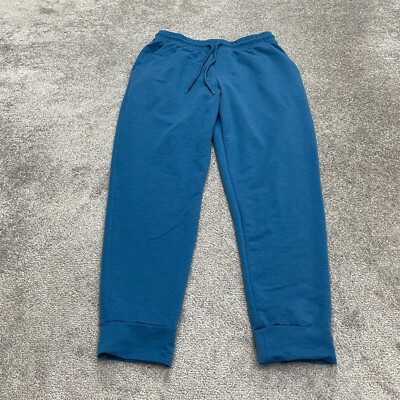 【希少品】AKTR TWB joger pants blue Athletic Works Dri-Works Jogger Sweatpants Men Large Blue