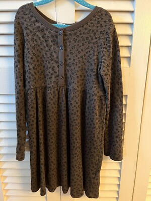 Gap Cheetah print thermal knit dress for girls (age 6-7) | eBay