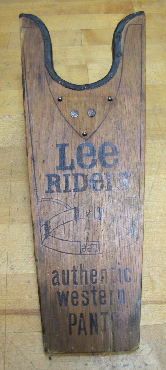 Lee Riders ブーツジャック 70's Lee RIDERS アドバタイジング 木製 ブーツジャック
