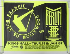 FRANKIE GOES TO HOLLYWOOD Kings Hall BELFAST 1987 CONCERT POSTER VG+ Berlin NUNN