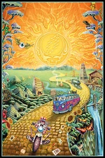 GRATEFUL DEAD - GOLDEN ROAD POSTER 24x36 - MUSIC GARCIA 241415