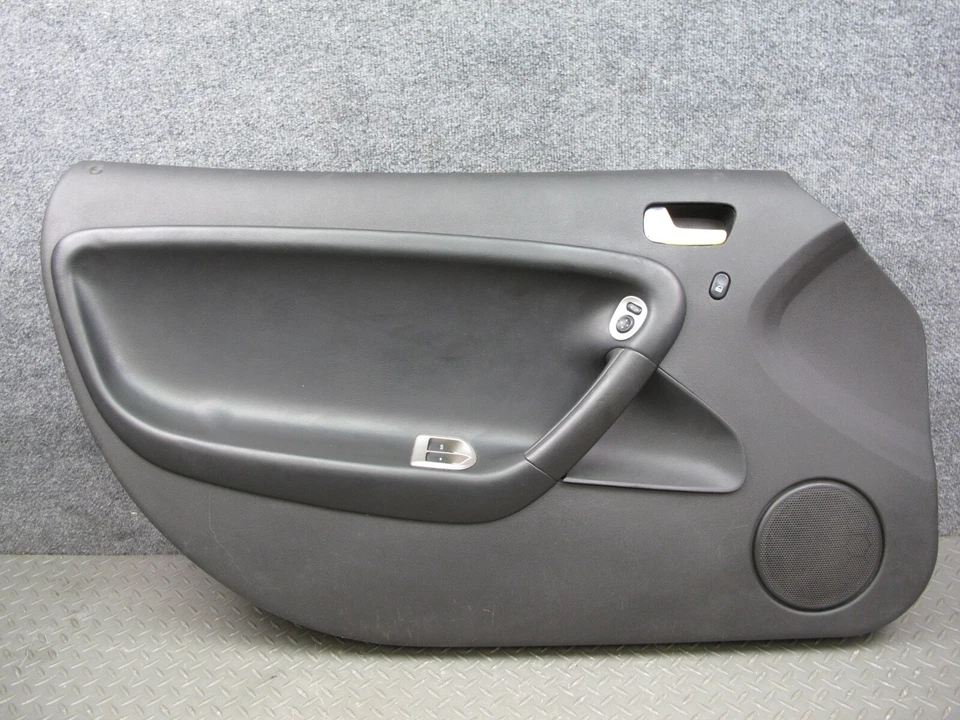 🥇2009 PONTIAC SOLSTICIO JUEGO DE 2 PUERTAS INTERIOR MOLDURA CUBIERTA PANEL NEGRO OEM Foto 3 de 4