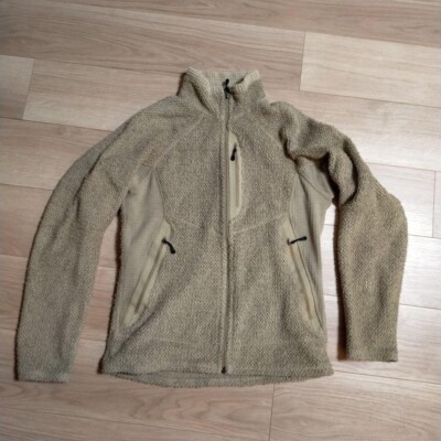 Patagonia R2 Polartec Fleece Beige Khaki Size S Mens 2007 Used