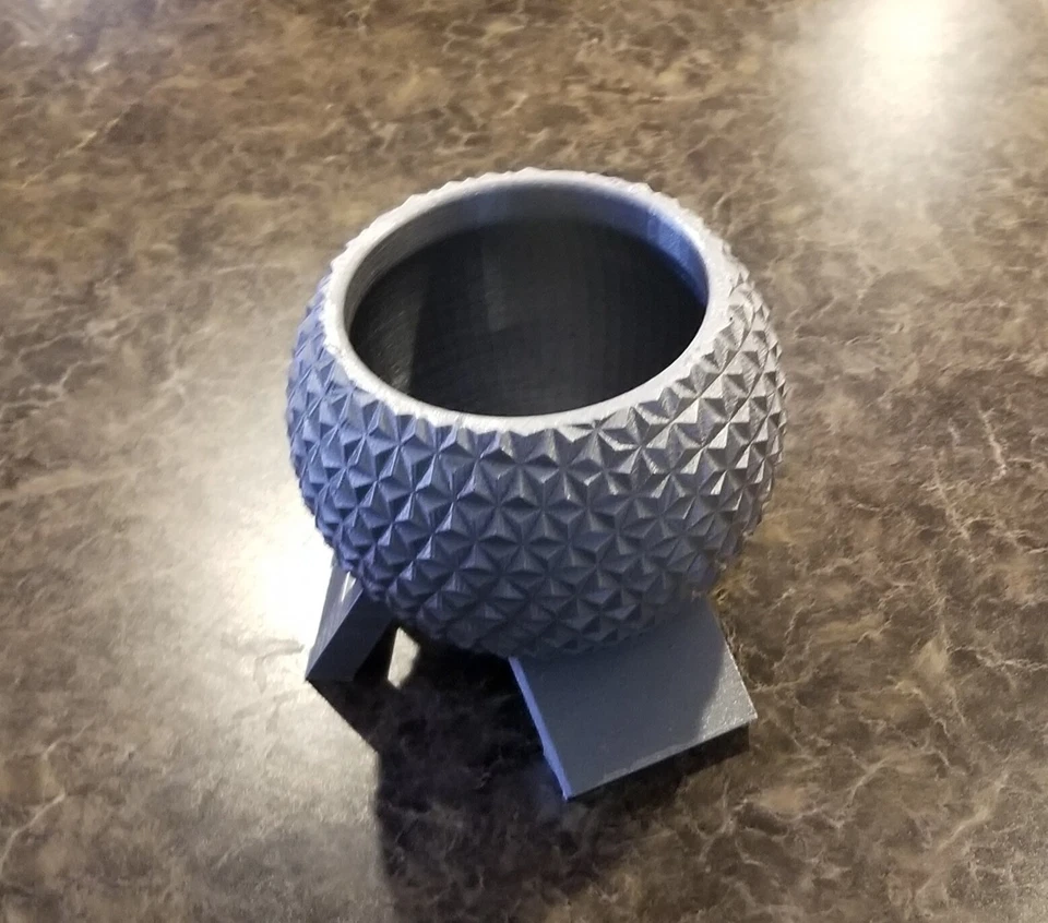 Maceta inspirada en la Tierra nave espacial Epcot Disney World - Decoración de jardín Disney talla B Foto 4 de 4