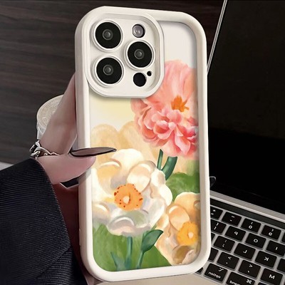 Women Girls Luxury Flower ShockProof For OPPO VIVO Infinix Tecno Phone Back Case