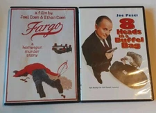 2 Pk Horror Comedy Dvds Fargo/8 Heads In A Duffel Bag (1996/1997)Frances...