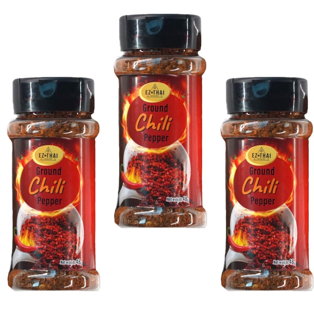 3Packs Thai Red Chili Flakes Crushed Hot Chili Peppers