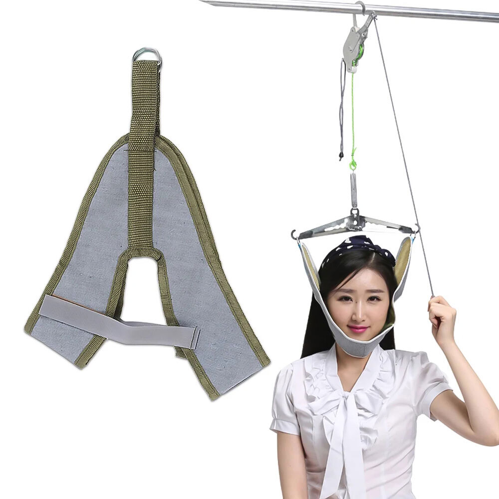 1Pc Pain-Relief Hanging Neck Stretcher-Neck Cervical Traction Stretch Gear Brace