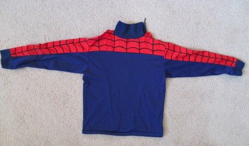 Vintage 1980s SPIDER-MAN Shirt HALLOWEEN COSTUME Child Size Movie Comic - Picture 10 of 11