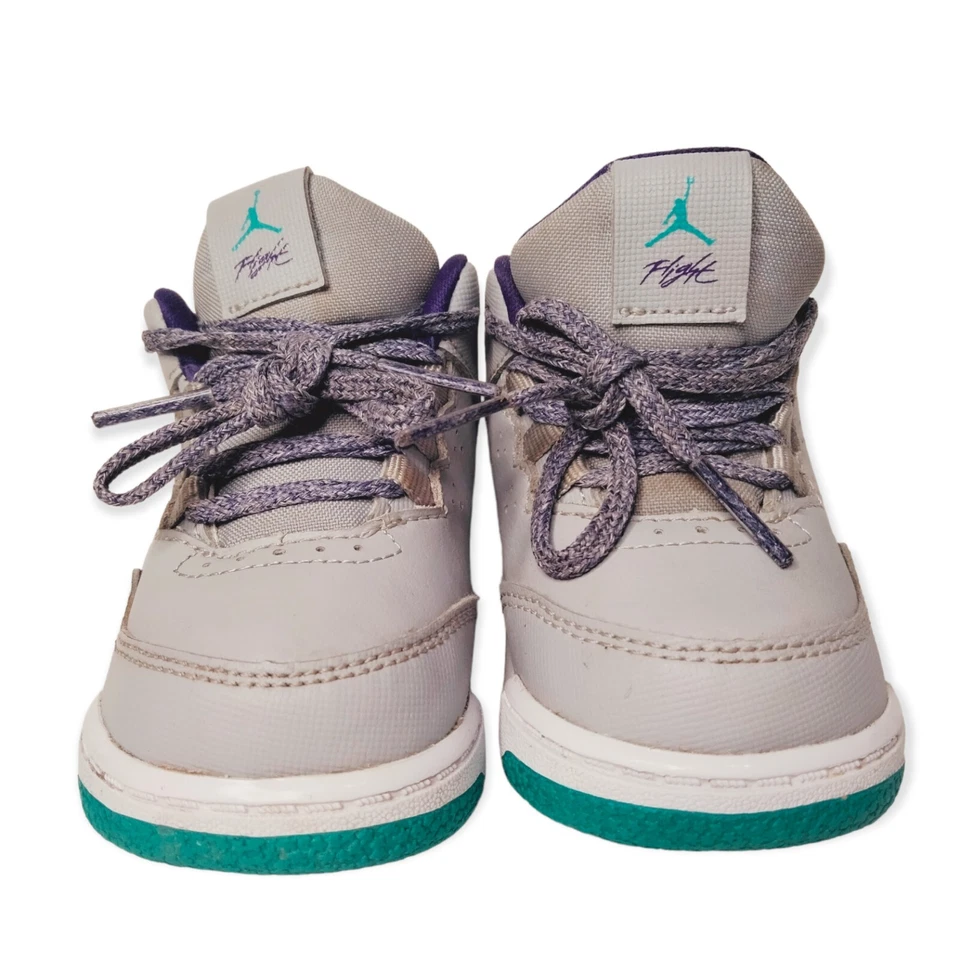 Nike Air Jordan Flight Origin 2 Zapatos Gris Verde azulado Niño Pequeño Talla 4C (724384-008) Foto 2 de 4