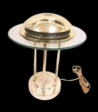 VINTAGE MID-CENTURY MODERN MODERNIST ATOMIC TABLE LAMP THE DESIGNERS EDGE DIMMER