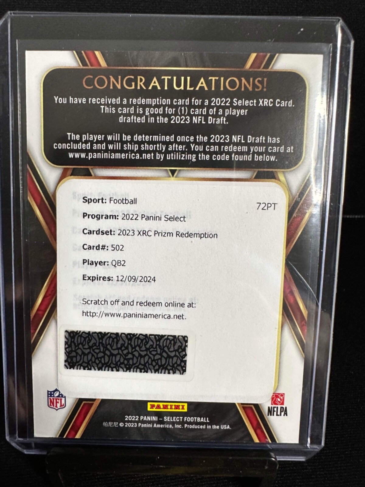 2022 Panini Select XRC CJ STROUD 2023 502 (RC) Redemption TEXANS eBay