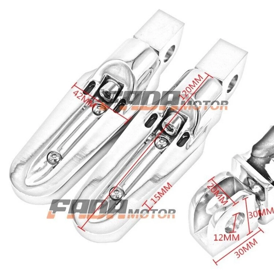 Front Foot Peg Footrest for Kawasaki Ninja ZX6R 7R 9R 10R ZX11 12R 14R 00-18 097 — 第 3/4 张图片