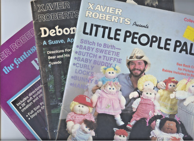 CABBAGE PATCH KIDS  XAVIER RBERTS DOLL PATTERN BOOKS