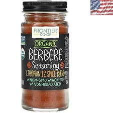 Frontier Organic Berbere Spice - Sustainably Sourced 2.3 Oz for Savory Dishes